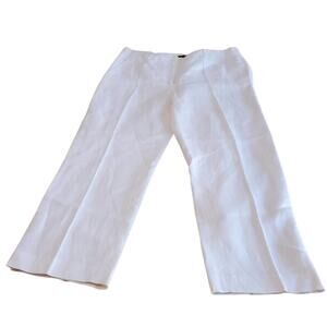 Jones‎ Wear linen blend wide leg cropped pants Size 12